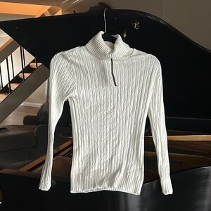 Lulus white turtleneck sweater